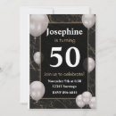 Recherche de marbre noir et blanc invitations Classique
