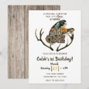 Search for deer birthday invitations Boys