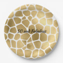 Search for giraffe print plates Elegant