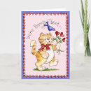Recherche de coeur de chat vœux cartes Pour enfants