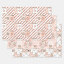 Recherche de blocs bébé papier cadeau Rose