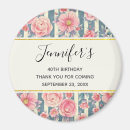 Recherche de cadre rond magnets Fleurs