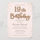 Search for 19th birthday invitations Elegant