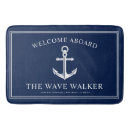 Search for nautical bath mats White