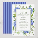 Search for surprise 75th birthday invitations Watercolor