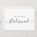 Recherche de modern bridesmaid cards Fête de mariée