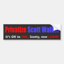 Search for scott walker bumper stickers Recall