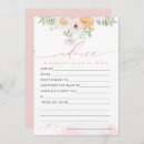 Search for blush advice cards Advice and wishes