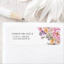 Search for peony wedding return address labels Bridal shower