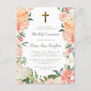Search for peony first communion invitations Cross