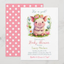 Search for baby pig invitations Floral