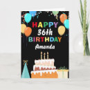 Search for 36th birthday cards Thirty sixth birthday