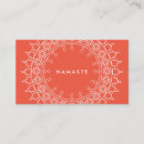 Recherche de professeur de pilates cartes visite Mandala