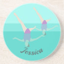 Search for artistic coasters Swimmer