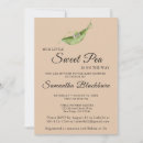Recherche de pois doux invitations Mother to be