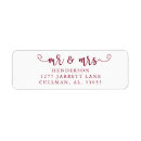 Search for married couple return address labels Mr and mrs
