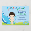 Search for water slide invitations Kids pool party