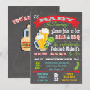 Search for dadchelor party invitations Chalkboard
