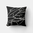 Search for black and white abstract pillows Design