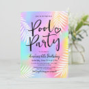 Search for swim party invitations Tropical