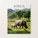 Recherche de rhinoceros puzzles Afrique