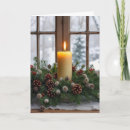 Search for candle christmas cards Window