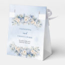 Search for dusty blue wedding favour boxes Watercolor
