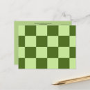 Recherche de damier vert cartes postales Motif