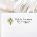 Search for elegant cross return address labels Communion