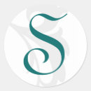 Recherche de turquoise monogram stickers Argent