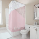 Search for rose gold marble shower curtains Modern