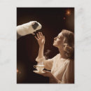 Recherche de heure du thé cartes postales Femme