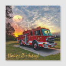 Search for fire engine cards Fireman