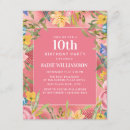 Search for 10 year old girl invitations For her