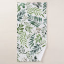 Search for leaf pattern bath towels Trendy