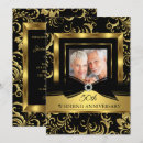 Search for black gold damask wedding invitations Party