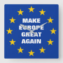 Recherche de drapeau européen horloges Europe