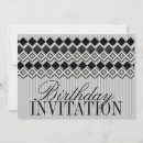 Search for pinstripe invitations Classy