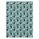 Search for black cat tablecloths Kitten