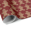 Search for christmas funny wrapping paper Gingerbread man