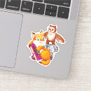 Search for orange owl stickers Animals