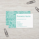 Search for turqoise business cards Aqua