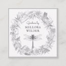 Recherche de de libellule cartes visite Élégant