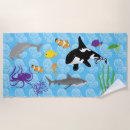 Search for fish beach towels Dolphin