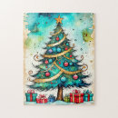 Search for vintage santa puzzles Seasons greetings