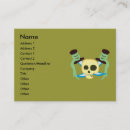 Search for pirate business cards Skull
