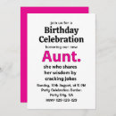 Search for aunt invitations Party