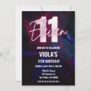 Search for 11 year old girl birthday invitations 11th birthday party