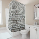 Search for brick shower curtains Stone