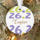 Search for marathon runner ornaments Running